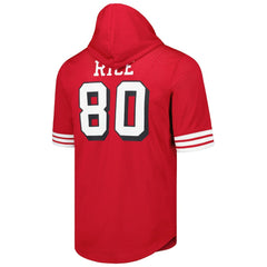 Jerry Rice  Retired Player Name & Number Mesh Hoodie T-Shirt - San Francisco 49ers
