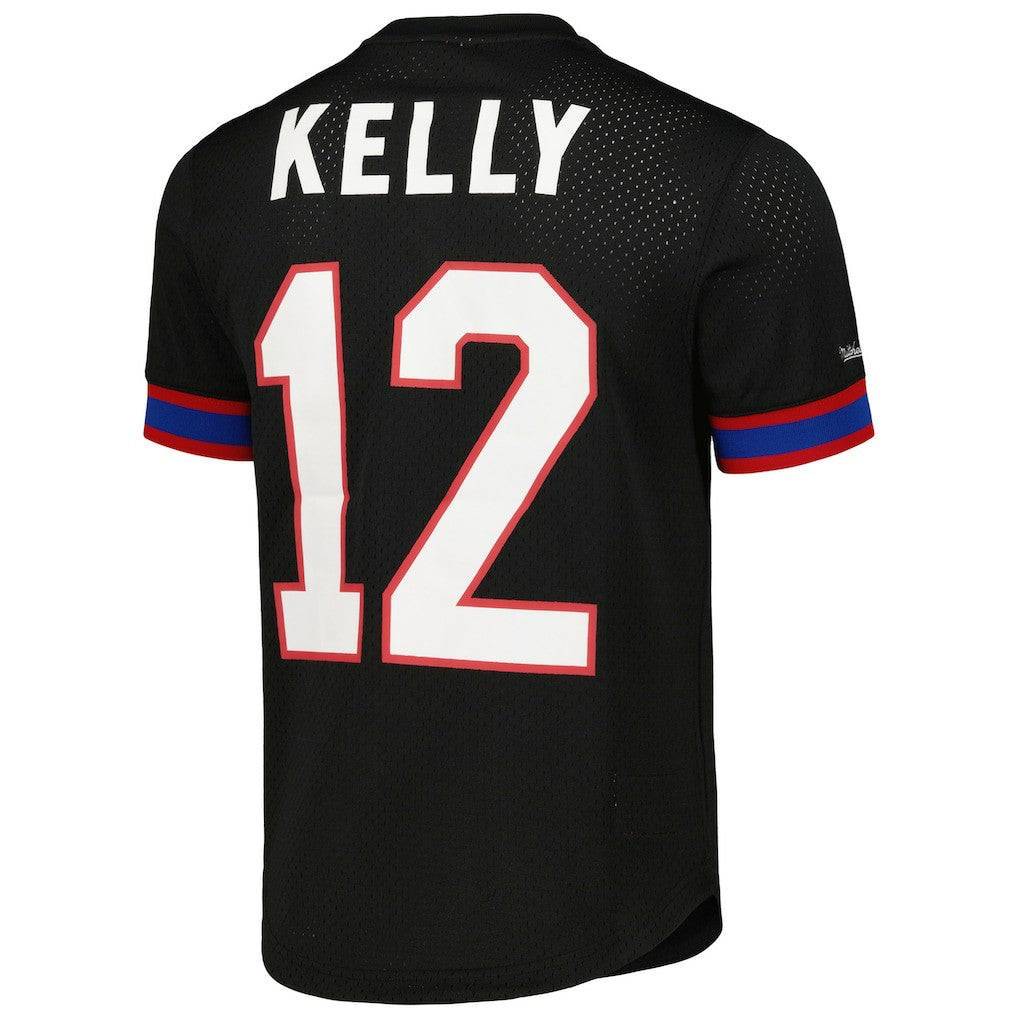 Jim Kelly  Retired Player Name & Number Mesh Top - Buffalo Bills