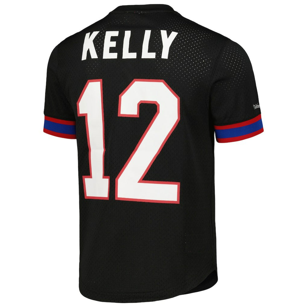 Jim Kelly  Retired Player Name & Number Mesh Top - Buffalo Bills