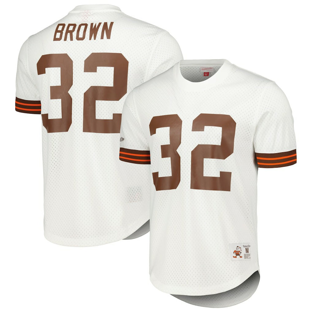 Jim Brown  Retired Player Name & Number Mesh Top - Cleveland Browns