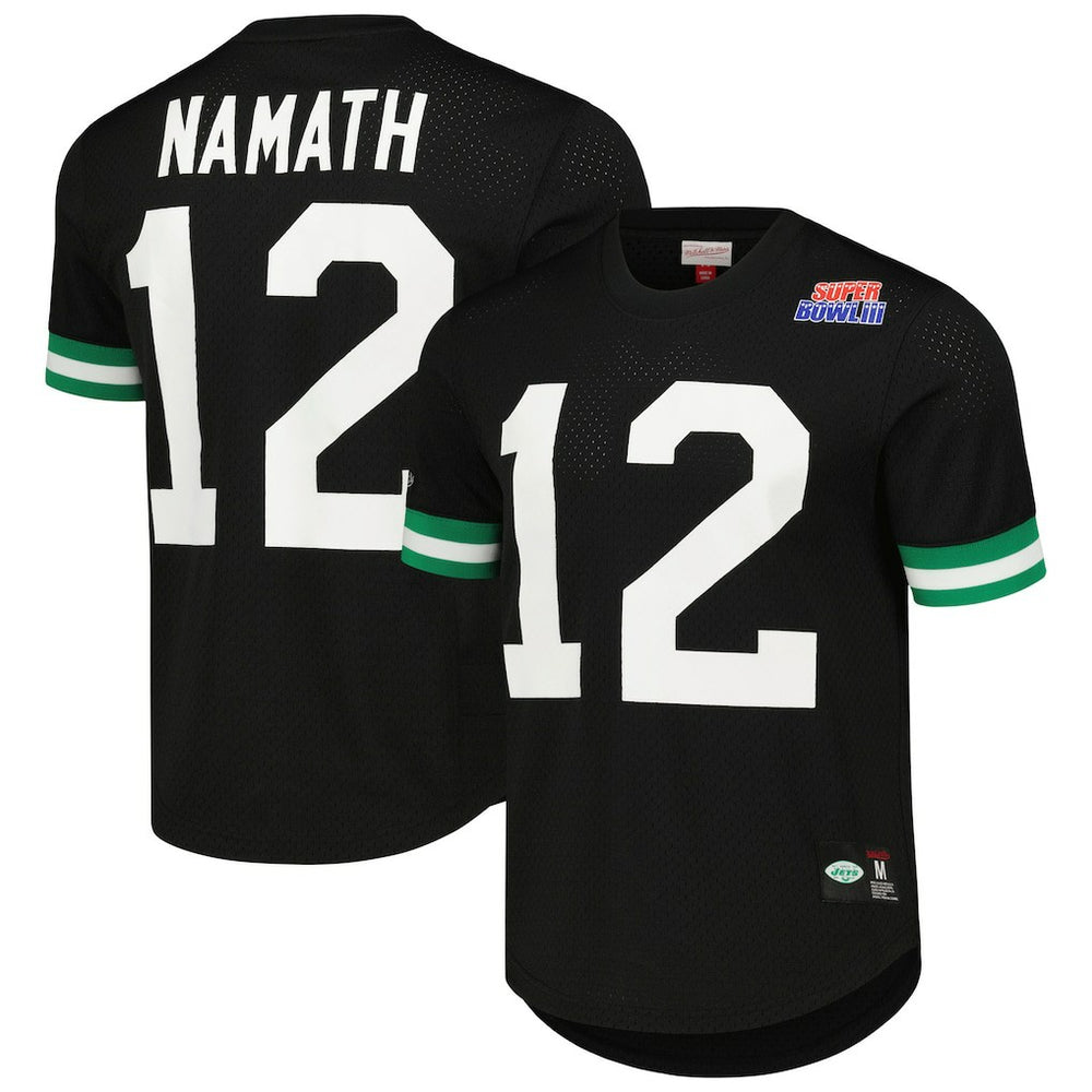 Joe Namath  Retired Player Name & Number Mesh Top - New York Jets