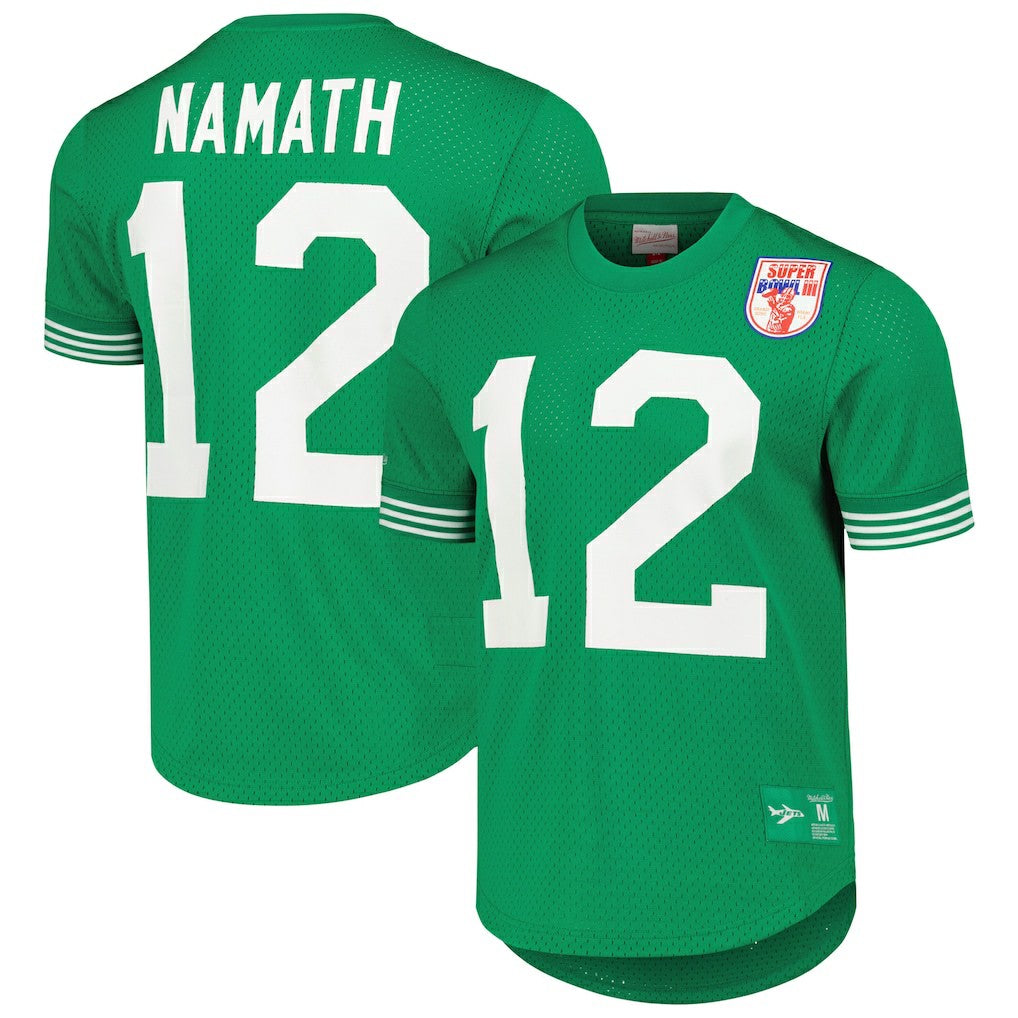 Joe Namath  Retired Player Name & Number Mesh Top - New York Jets