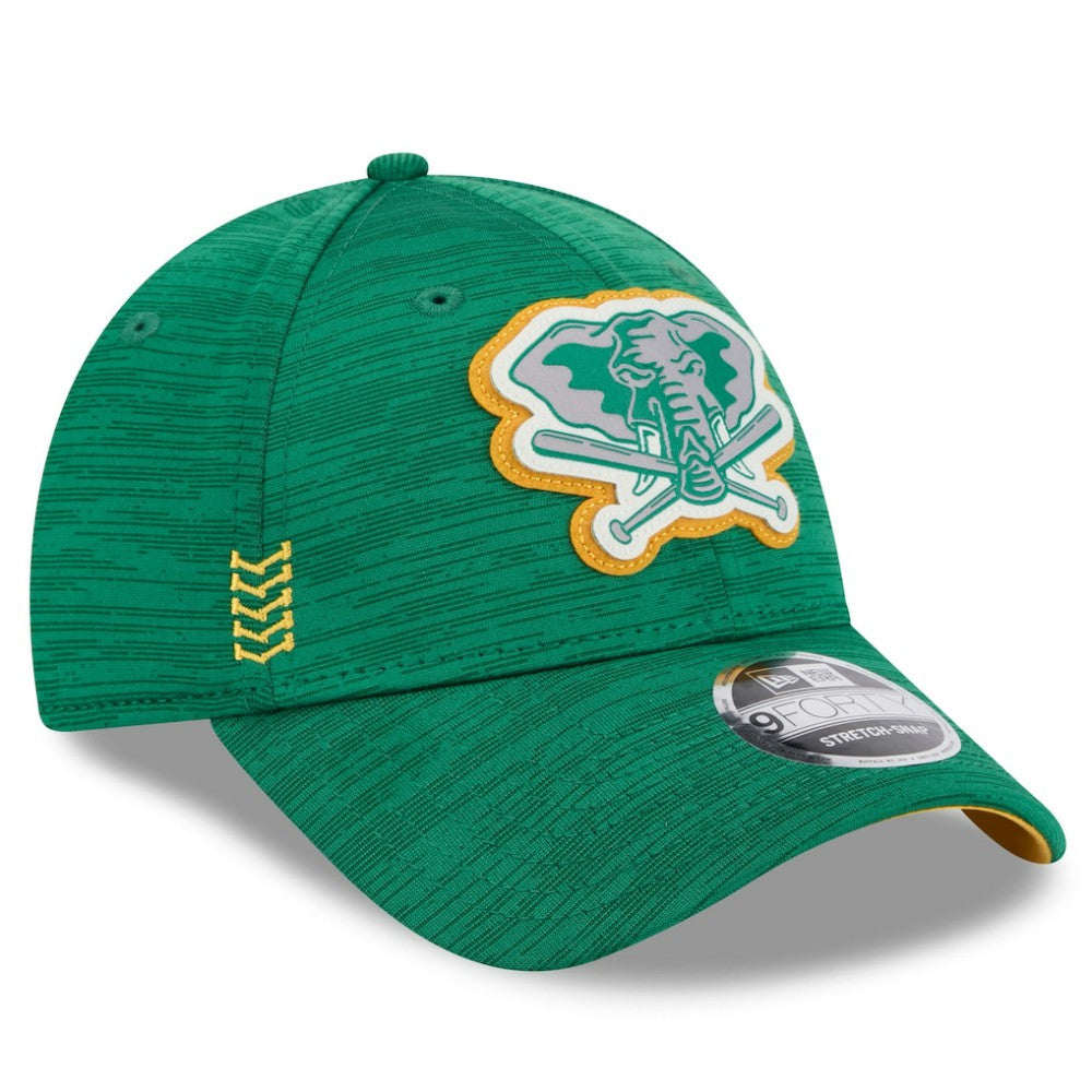 MLB Athletics New Era 2024 Clubhouse 9FORTY Adjustable Hat