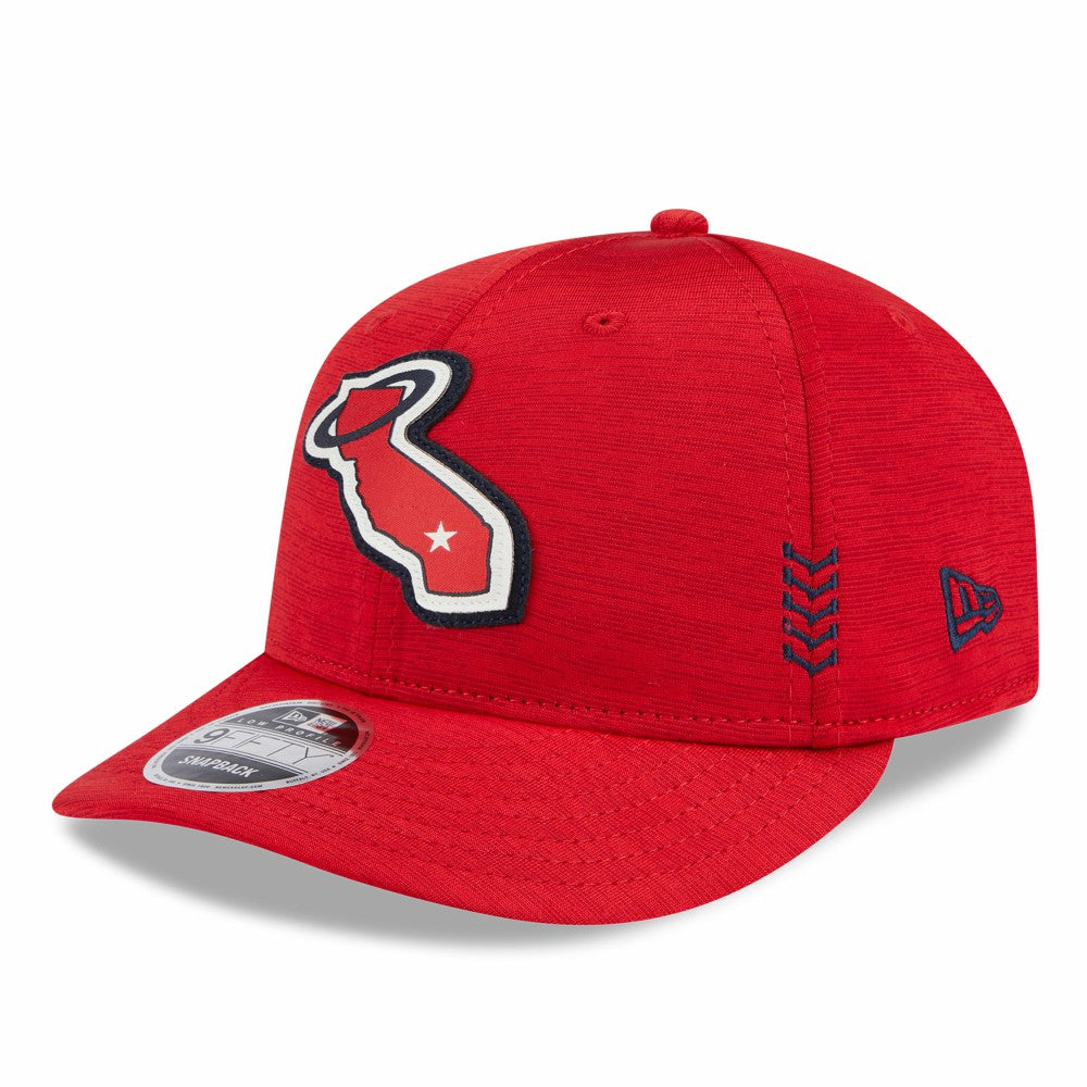 MLB Los Angeles Angels New Era 2024 Clubhouse Low Profile 9FIFTY Snapback Hat