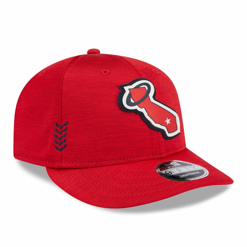 MLB Los Angeles Angels New Era 2024 Clubhouse Low Profile 9FIFTY Snapback Hat