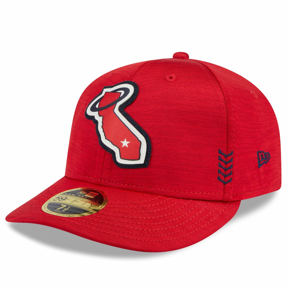 MLB Los Angeles Angels New Era 2024 Clubhouse Low Profile 59FIFTY Fitted Hat