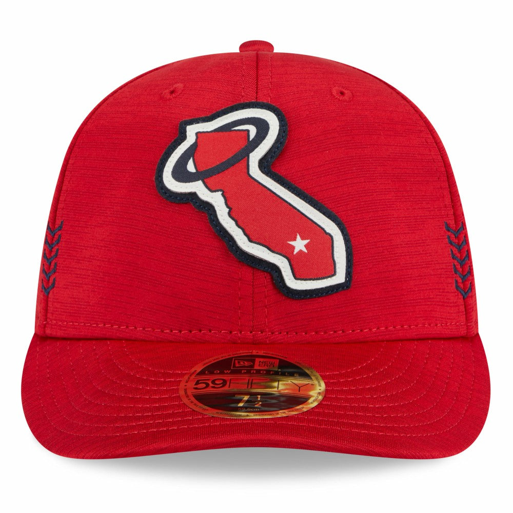 MLB Los Angeles Angels New Era 2024 Clubhouse Low Profile 59FIFTY Fitted Hat