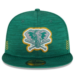 MLB Athletics New Era 2024 Clubhouse 59FIFTY Fitted Hat