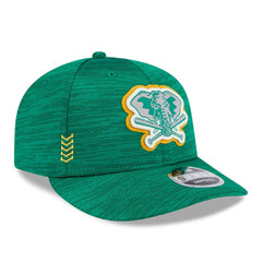 MLB Athletics New Era 2024 Clubhouse Low Profile 9FIFTY Snapback Hat