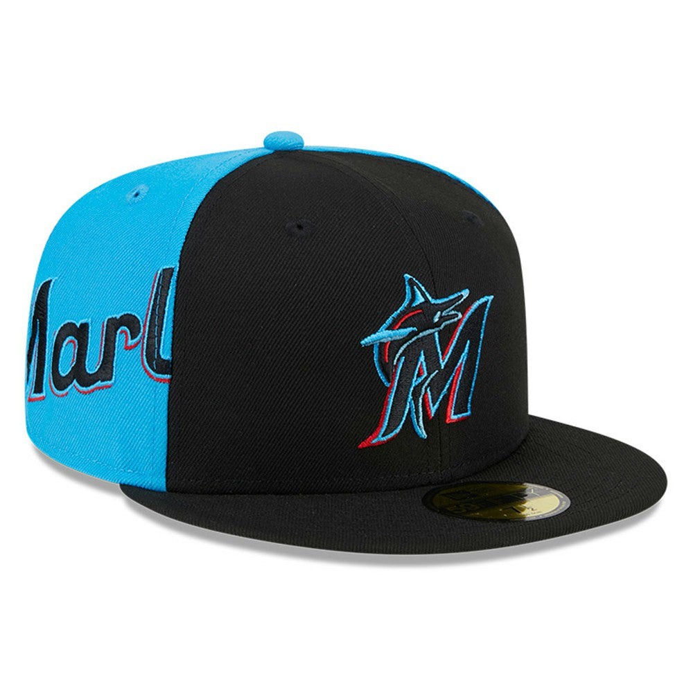 MLB Miami Marlins New Era Gameday Sideswipe 59FIFTY Fitted Hat