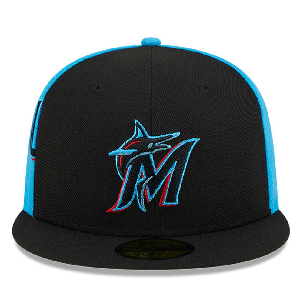 MLB Miami Marlins New Era Gameday Sideswipe 59FIFTY Fitted Hat