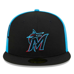 MLB Miami Marlins New Era Gameday Sideswipe 59FIFTY Fitted Hat