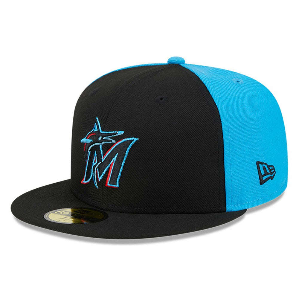 MLB Miami Marlins New Era Gameday Sideswipe 59FIFTY Fitted Hat