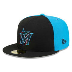 MLB Miami Marlins New Era Gameday Sideswipe 59FIFTY Fitted Hat