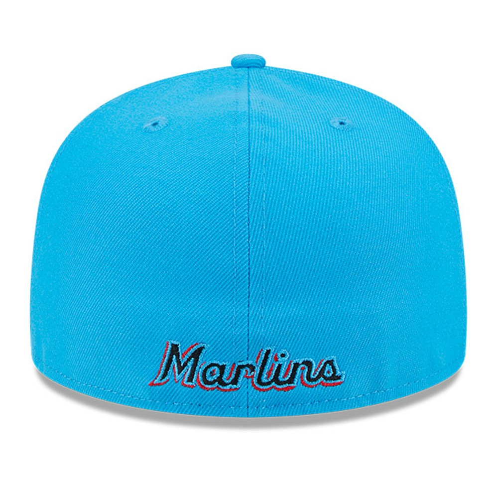 MLB Miami Marlins New Era Gameday Sideswipe 59FIFTY Fitted Hat