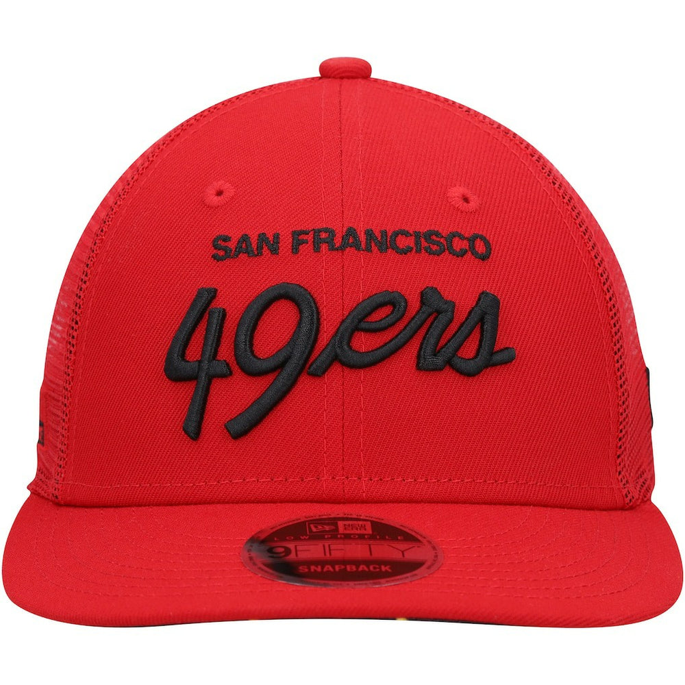 Black Excellence Collection Wordmark Trucker Low Profile 9FIFTY Snapback Hat - San Francisco 49ers