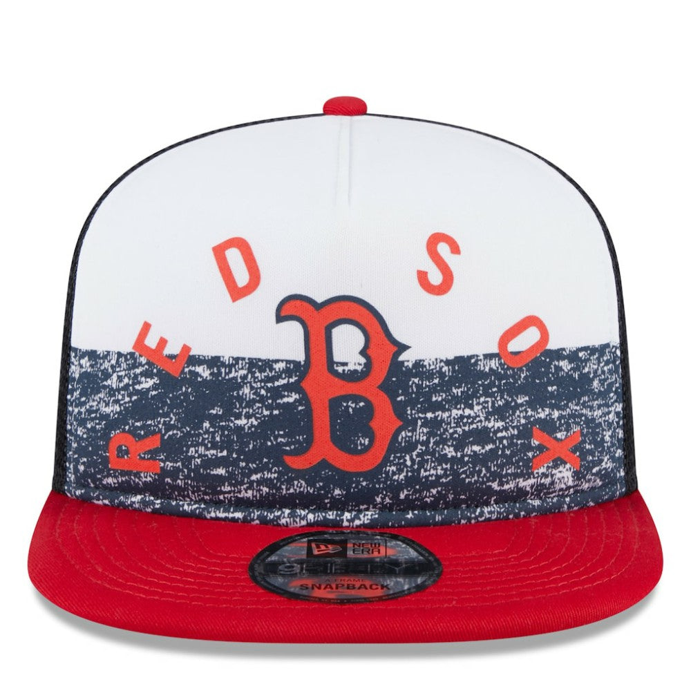 MLB Boston Red Sox New Era Team Foam Front A-Frame Trucker 9FIFTY Snapback Hat