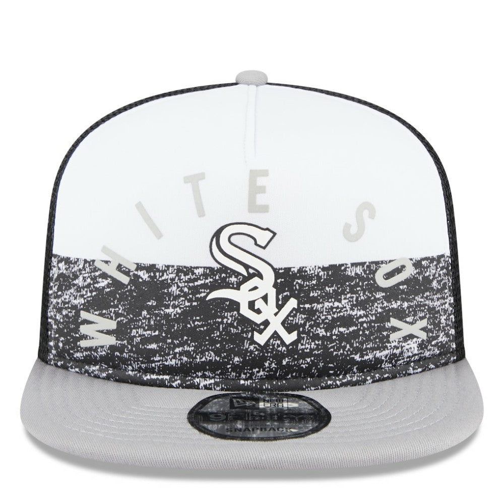 MLB Chicago White Sox New Era Team Foam Front A-Frame Trucker 9FIFTY Snapback Hat
