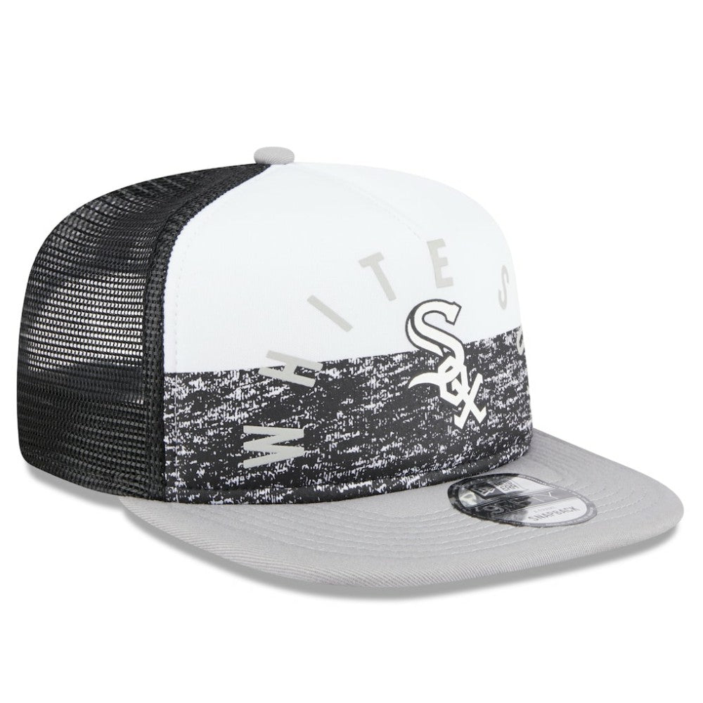 MLB Chicago White Sox New Era Team Foam Front A-Frame Trucker 9FIFTY Snapback Hat