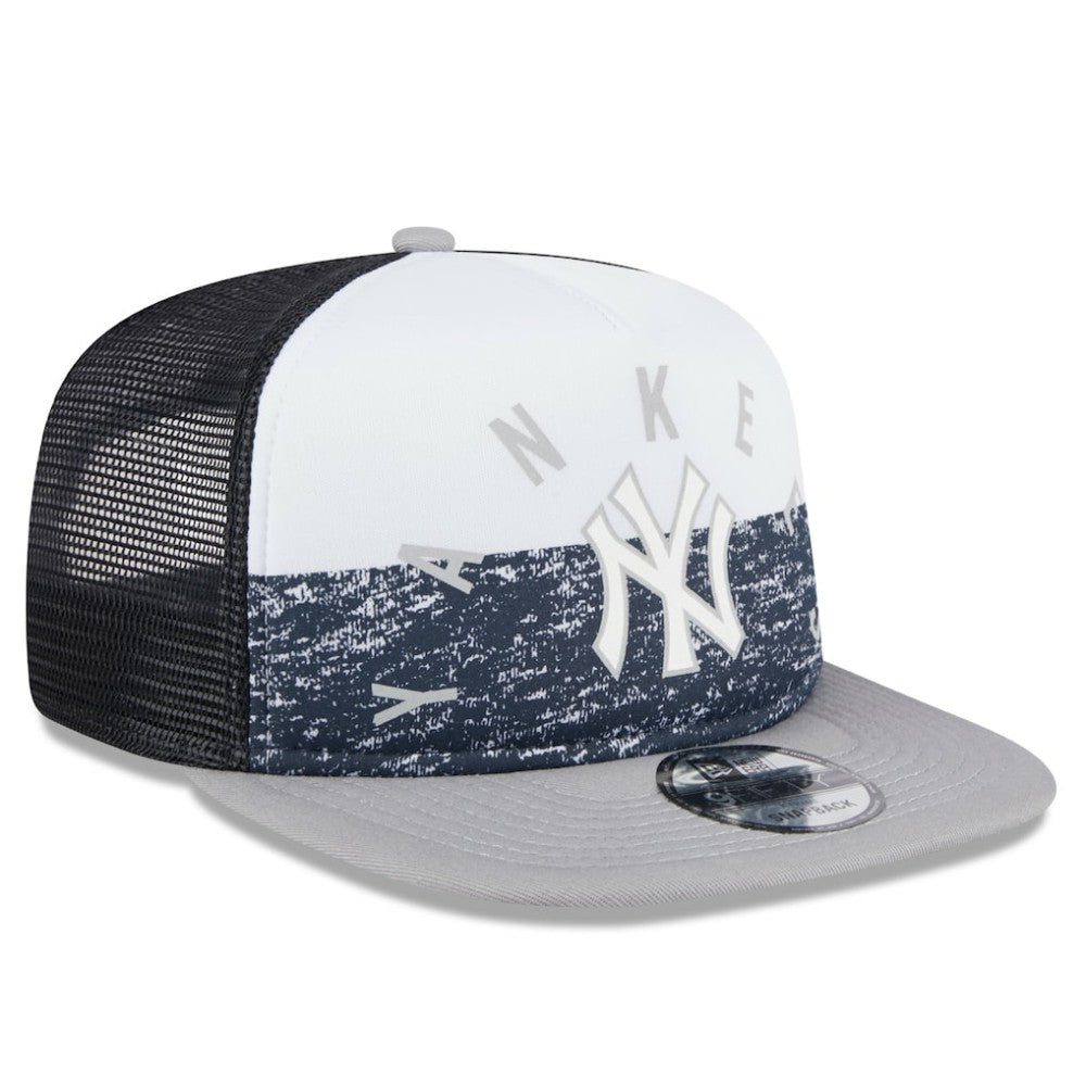 MLB New York Yankees New Era Team Foam Front A-Frame Trucker 9FIFTY Snapback Hat