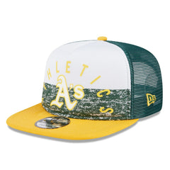 MLB Athletics New Era Team Foam Front A-Frame Trucker 9FIFTY Snapback Hat