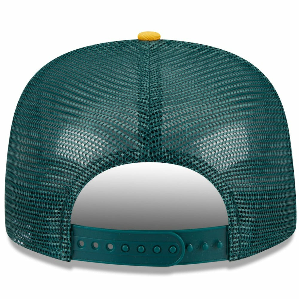MLB Athletics New Era Team Foam Front A-Frame Trucker 9FIFTY Snapback Hat