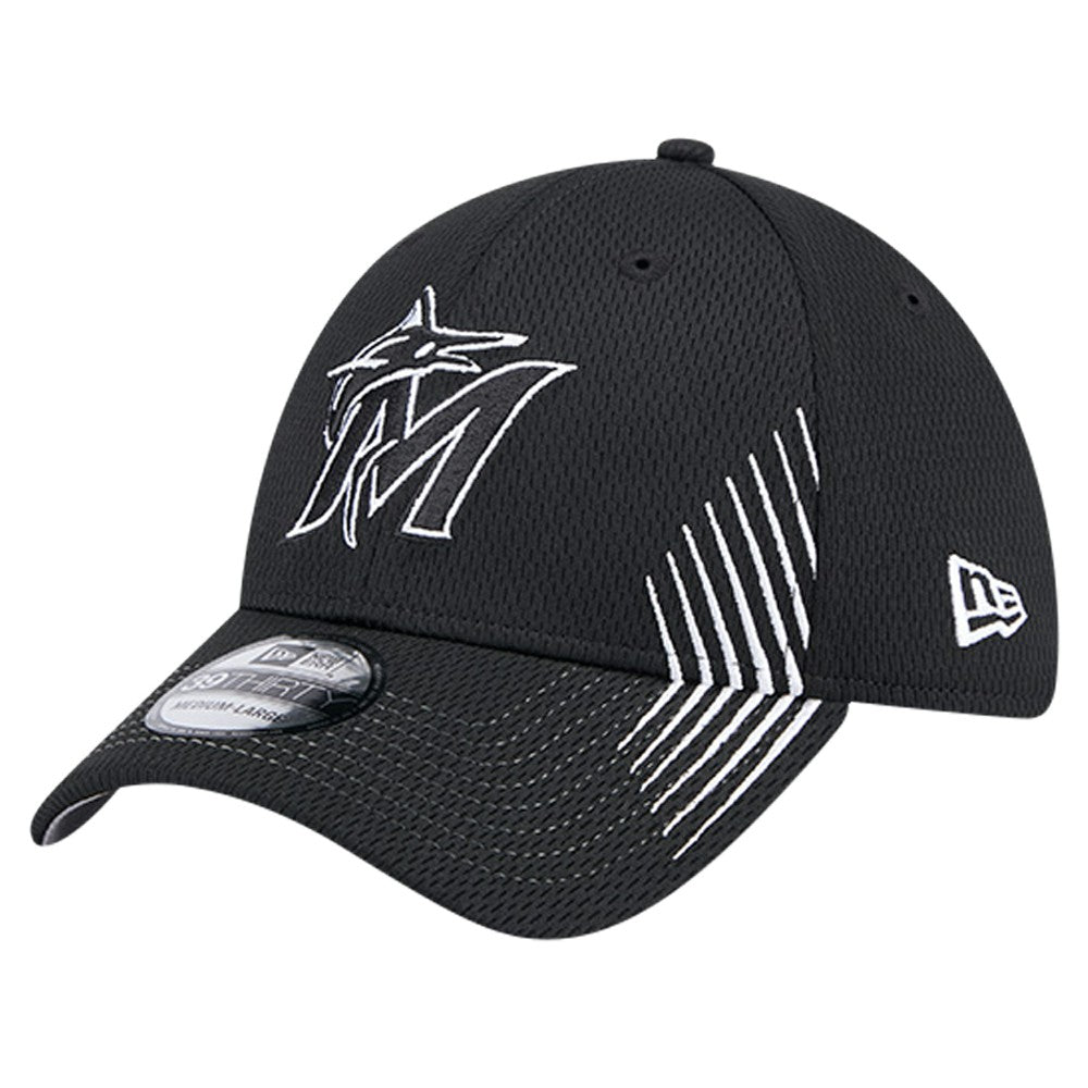MLB Miami Marlins New Era Active Dash Mark 39THIRTY Flex Hat