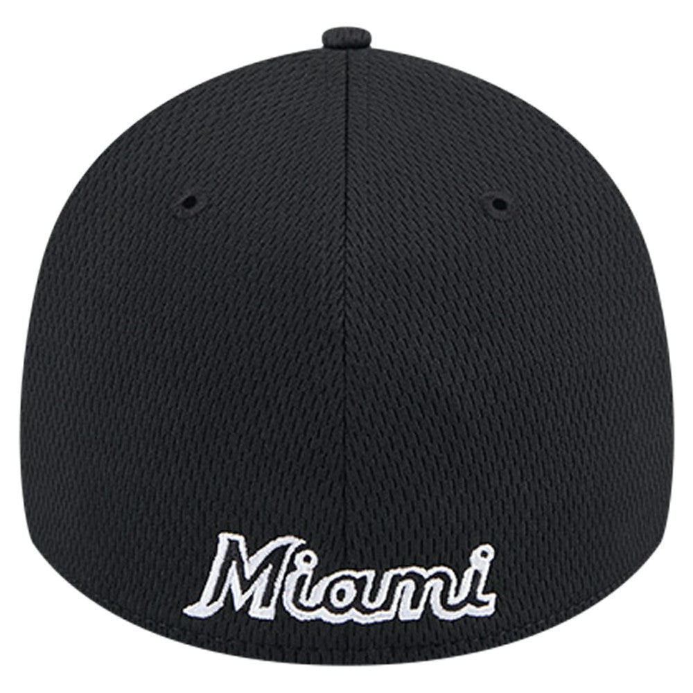 MLB Miami Marlins New Era Active Dash Mark 39THIRTY Flex Hat