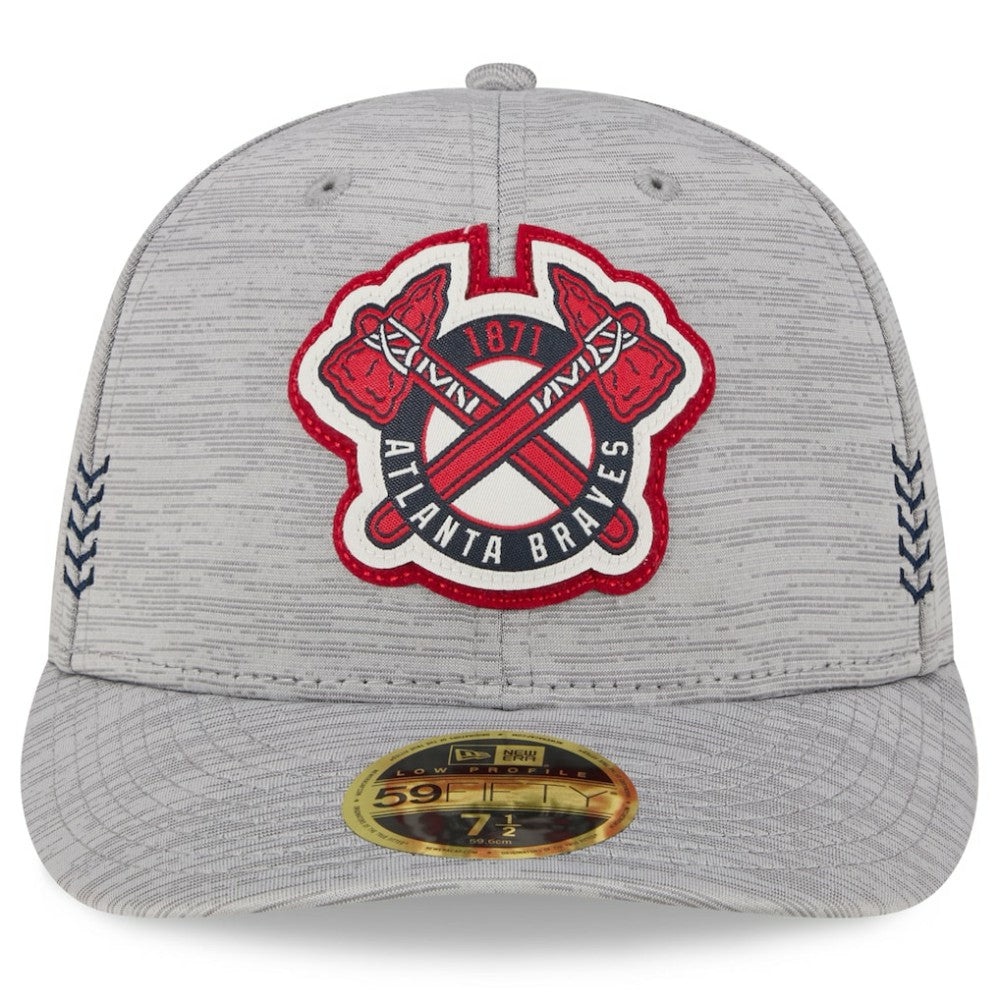 MLB Atlanta Braves New Era 2024 Clubhouse Low Profile 59FIFTY Fitted Hat