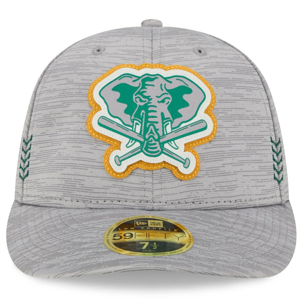 MLB Athletics New Era 2024 Clubhouse Low Profile 59FIFTY Fitted Hat