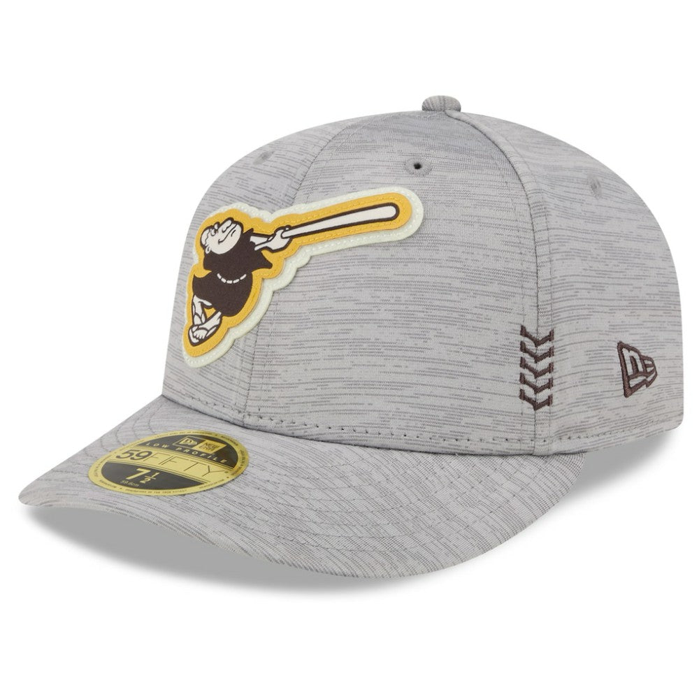 MLB San Diego Padres New Era 2024 Clubhouse Low Profile 59FIFTY Fitted Hat