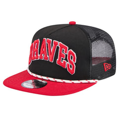 MLB Atlanta Braves New Era Throwback Meshback Golfer Hat