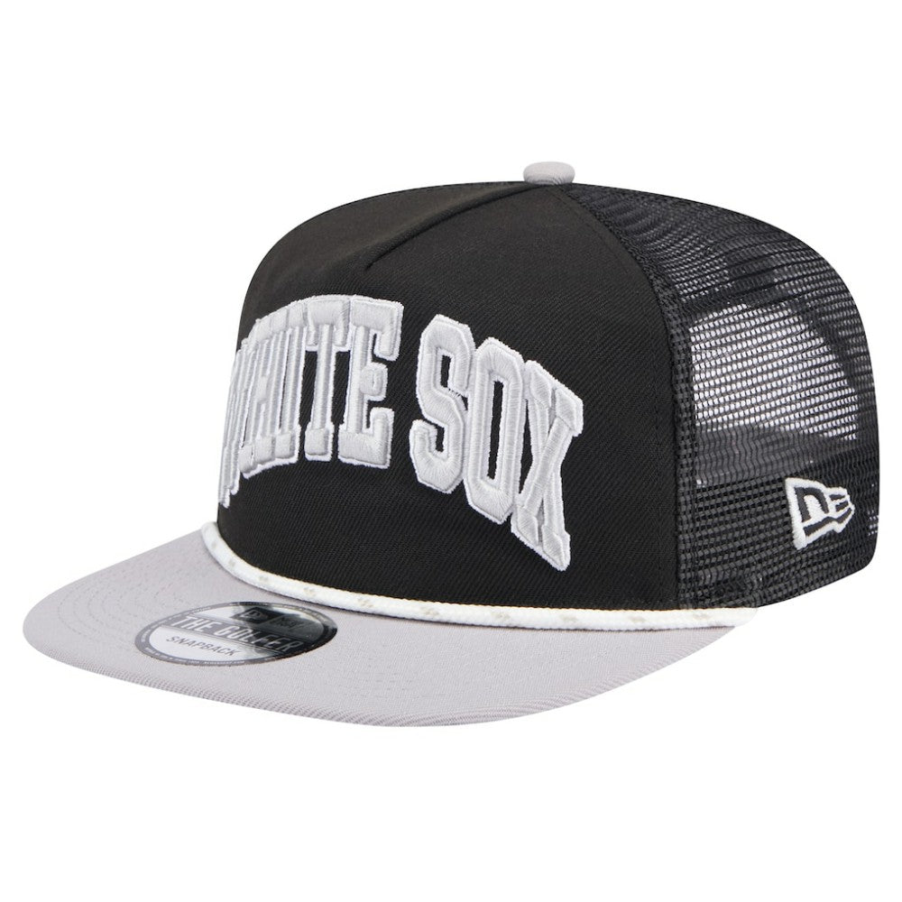 MLB Chicago White Sox New Era Throwback Meshback Golfer Hat