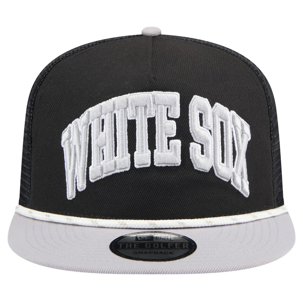 MLB Chicago White Sox New Era Throwback Meshback Golfer Hat