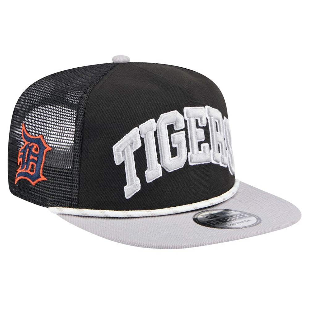 MLB Detroit Tigers New Era Throwback Meshback Golfer Hat