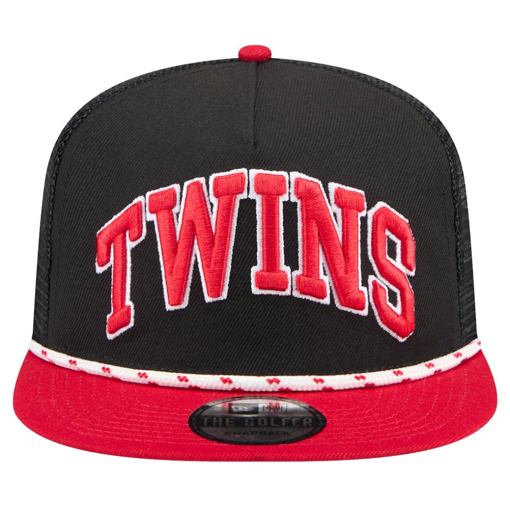 MLB Minnesota Twins New Era Throwback Meshback Golfer Hat