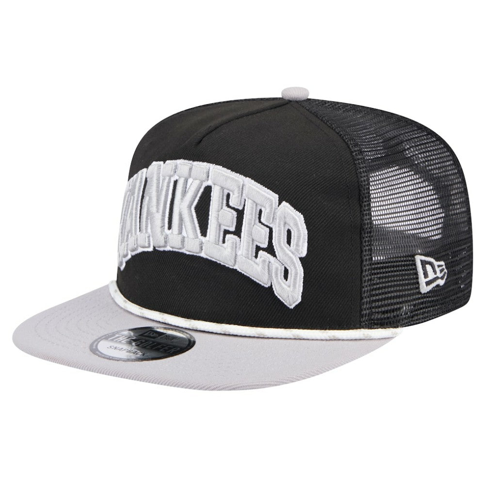 MLB New York Yankees New Era Throwback Meshback Golfer Hat