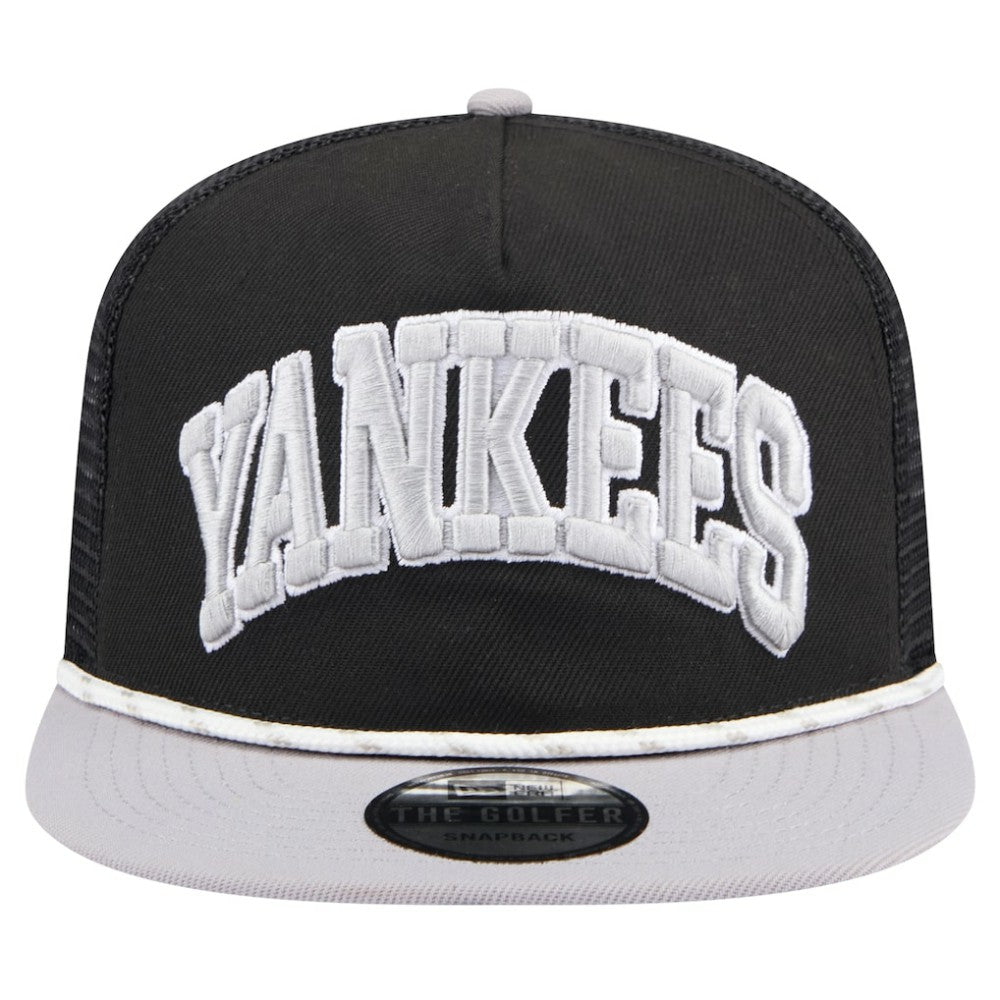 MLB New York Yankees New Era Throwback Meshback Golfer Hat