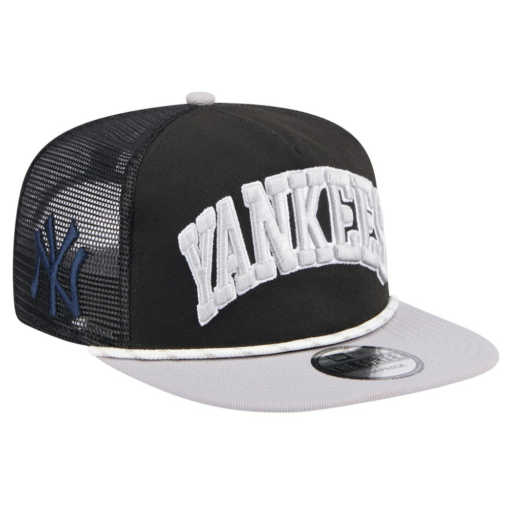 MLB New York Yankees New Era Throwback Meshback Golfer Hat
