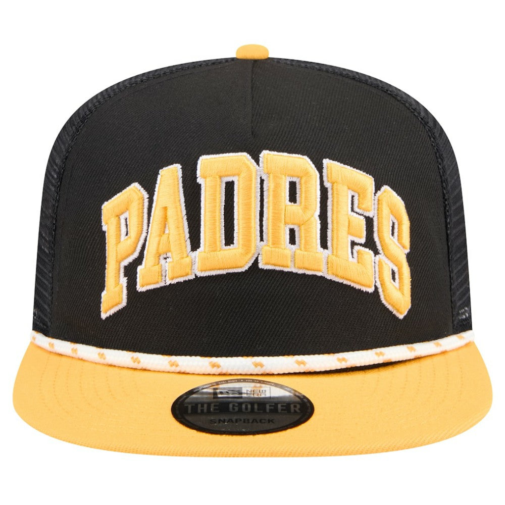 MLB San Diego Padres New Era Throwback Meshback Golfer Hat