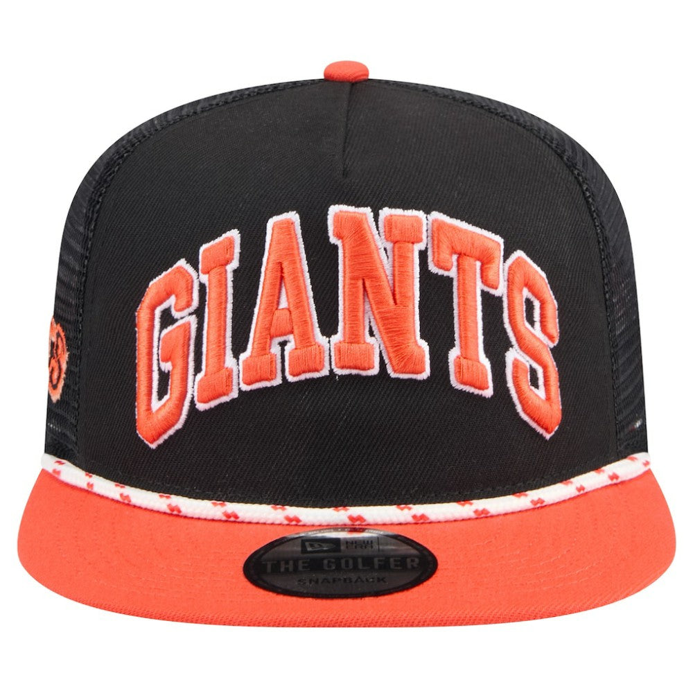 MLB San Francisco Giants New Era Throwback Meshback Golfer Hat