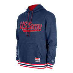 USMNT 5th & Ocean by New Era Throwback Fleece Pullover Hoodie - New Era Navy