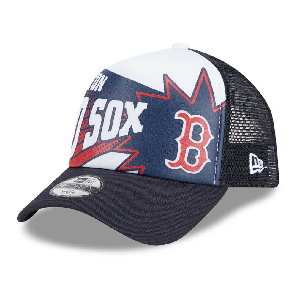 MLB Boston Red Sox New Era Youth Boom 9FORTY Adjustable Hat