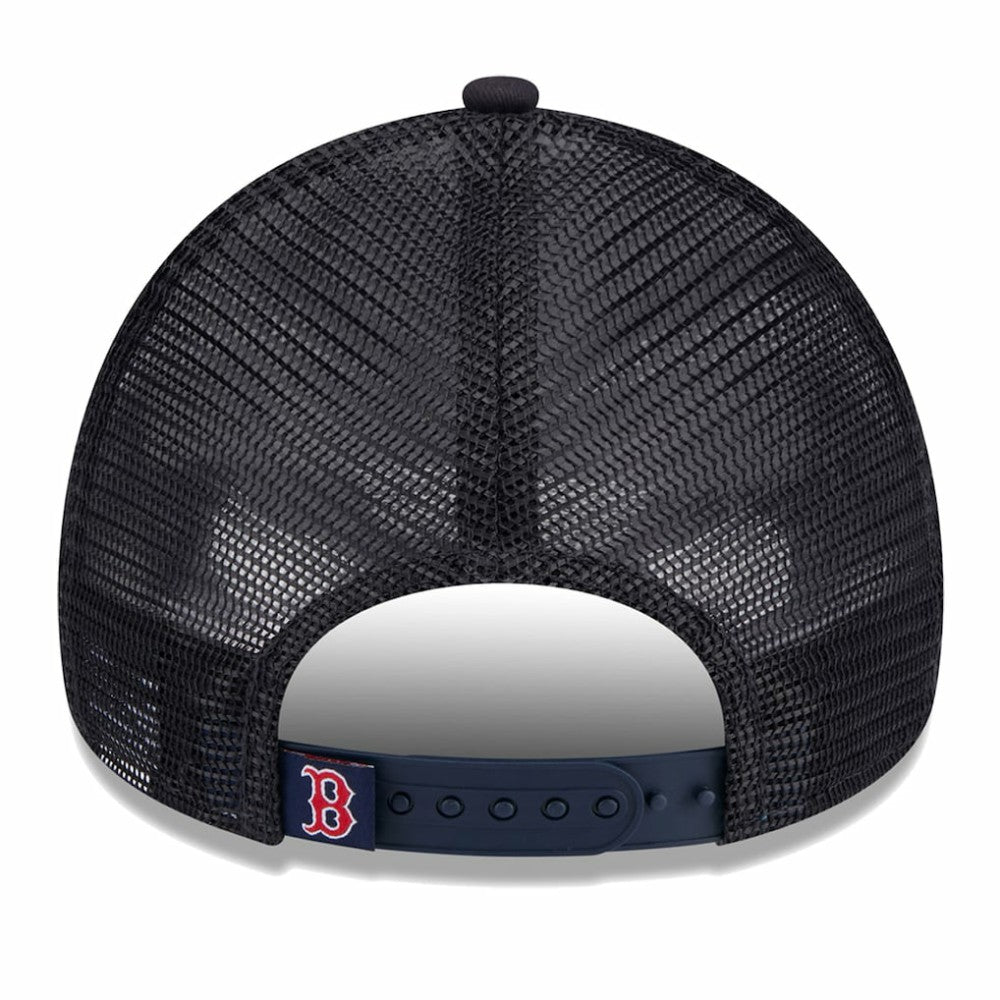 MLB Boston Red Sox New Era Women's Throwback Team Foam Front A-Frame Trucker 9FORTY Adjustable Hat