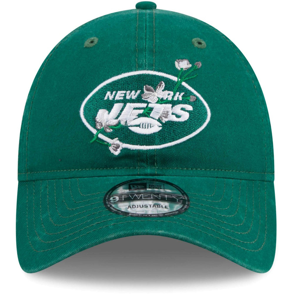 Women's Game Day Flower 9TWENTY Adjustable Hat - New York Jets
