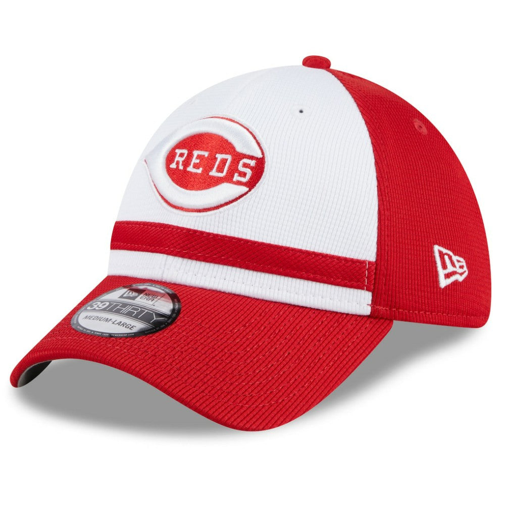 MLB Cincinnati Reds New Era 2025 Batting Practice 39THIRTY Flex Hat