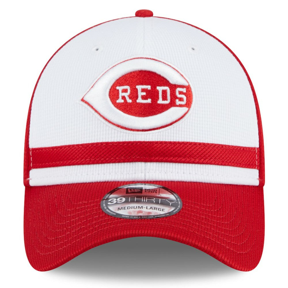 MLB Cincinnati Reds New Era 2025 Batting Practice 39THIRTY Flex Hat