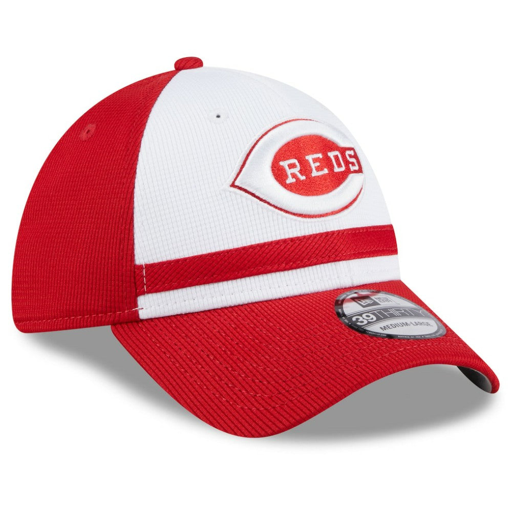 MLB Cincinnati Reds New Era 2025 Batting Practice 39THIRTY Flex Hat