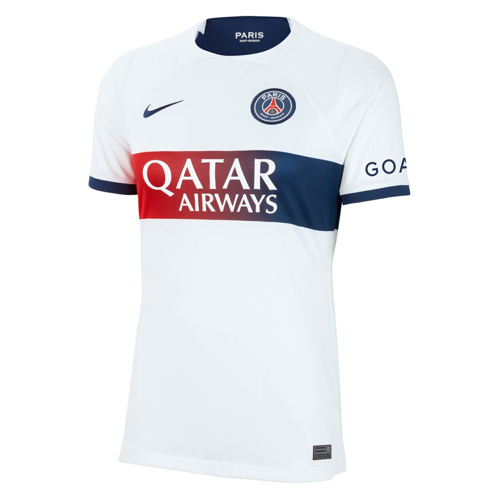 Lee Kang In Paris Saint-Germain Women's 2023/24 Away Stadium Replica Player Jersey - Nike White