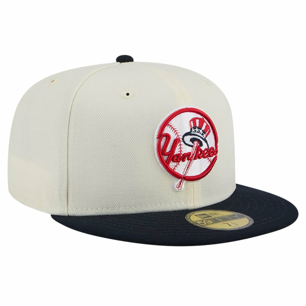 MLB New York Yankees New Era Top Hat Chrome 59FIFTY Fitted Hat